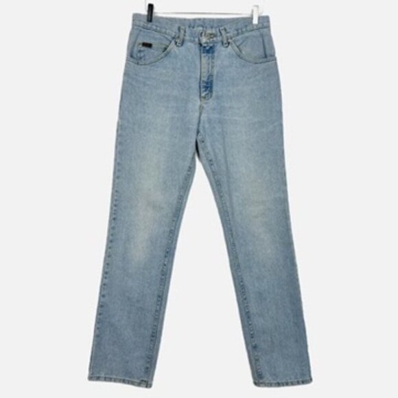 Lee Straight Leg Rigid Denim Light Wash Jeans Size 32 x 32 - Picture 15 of 15